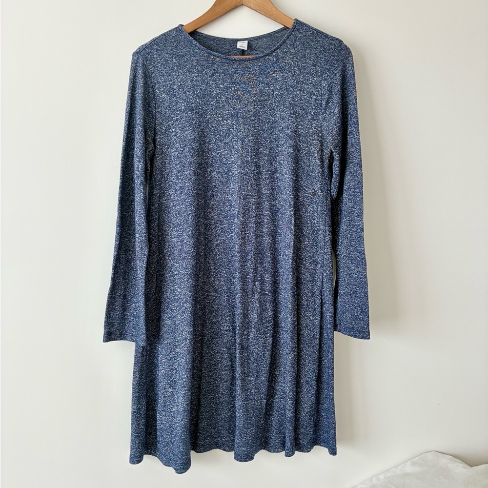 Old Navy Blue Long Sleeve Swing Dress – Size Small